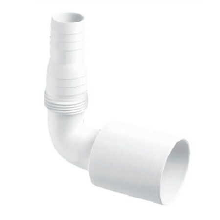 McAlpine WMF4 1½ inch 90 degree appliance nozzle for washing machine and dishwasher waste hoses