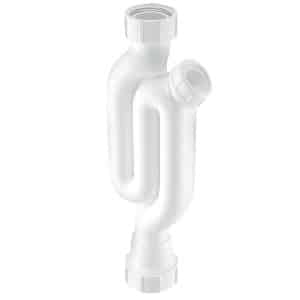 McAlpine X10 32mm 1¼ inch white straight through pedestal basin trap