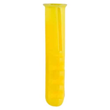 Timco Yellow Wall Plugs 6 x 25mm Pack of 100