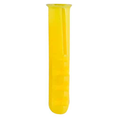 Timco Yellow Wall Plugs 6 x 25mm Pack of 100
