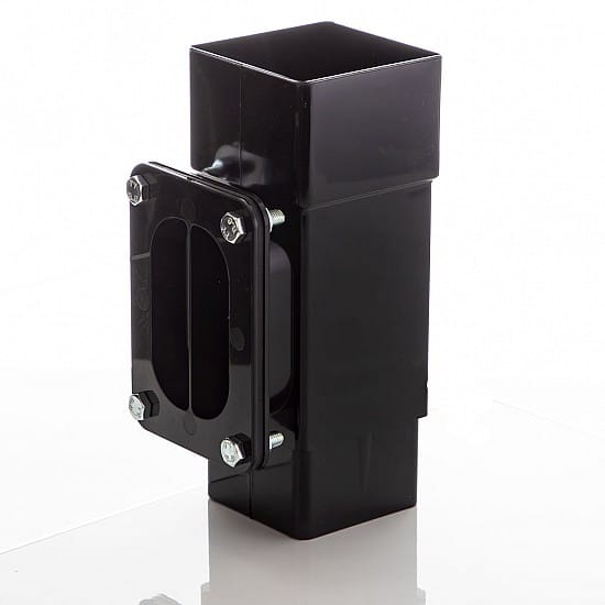 downpipe access pipe 65mm square Freefoam Freeflow black white brown