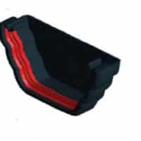 external stop end 135mm double ogee Freefoam Freeflow black white brown