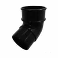 downpipe bend 68mm round 112 degree Freefoam Freeflow black white brown