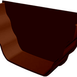 ogee gutter internal stop end 135mm double ogee Freefoam black white brown