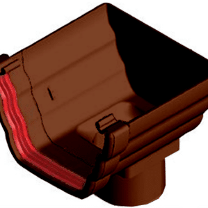 stopped running outlet 135mm double ogee Freefoam Freeflow black white brown