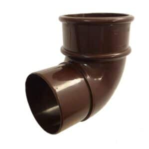 Brown Freeflow 68mm Round Downpipe 90° Offset Bend FRR524LB