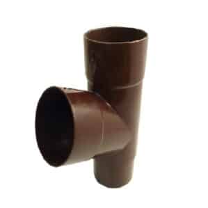 Brown Freeflow 68mm Round Downpipe 112° Branch FRR529LB