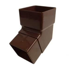 Brown Freeflow 65mm Square Downpipe Bend 112° Offset FRS527LB