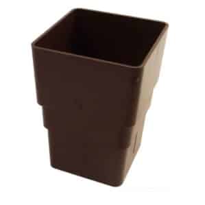 Brown Freeflow 65mm Square Downpipe Socket Joiner FRS525LB