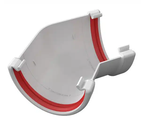 White Freeflow 116mm Deep Flow 135° Gutter Angle FDF604