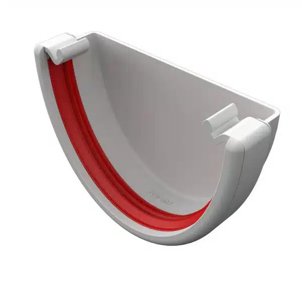 White Freeflow 116mm Deep Flow External Stop End FDF607