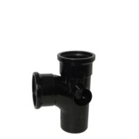 110mm Boss Branch 87.5 degree double socket push fit soil pipe fitting