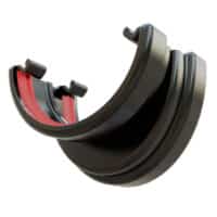 gutter adaptor deep flow to half round Freefoam Freeflow black white brown