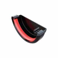 external stop end 112mm half round Freefoam Freeflow black white brown