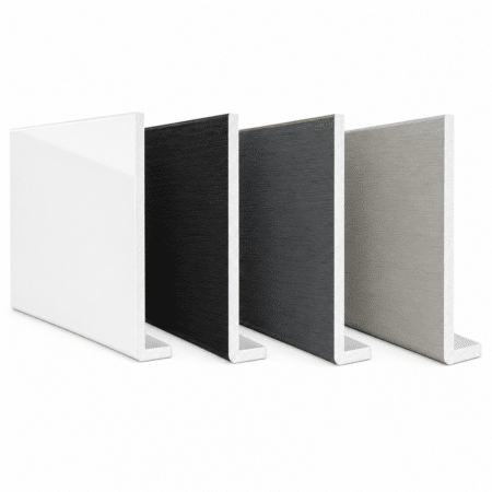 Freefoam 400mm capping fascia boards in four stocked colours