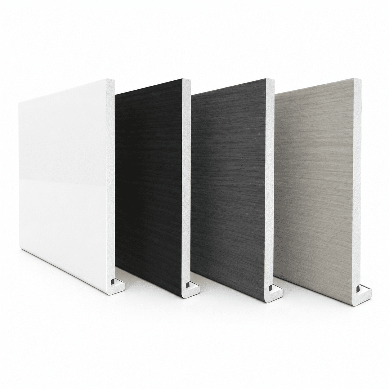 Freefoam FMS150 150mm replacement fascia board in four stocked colours