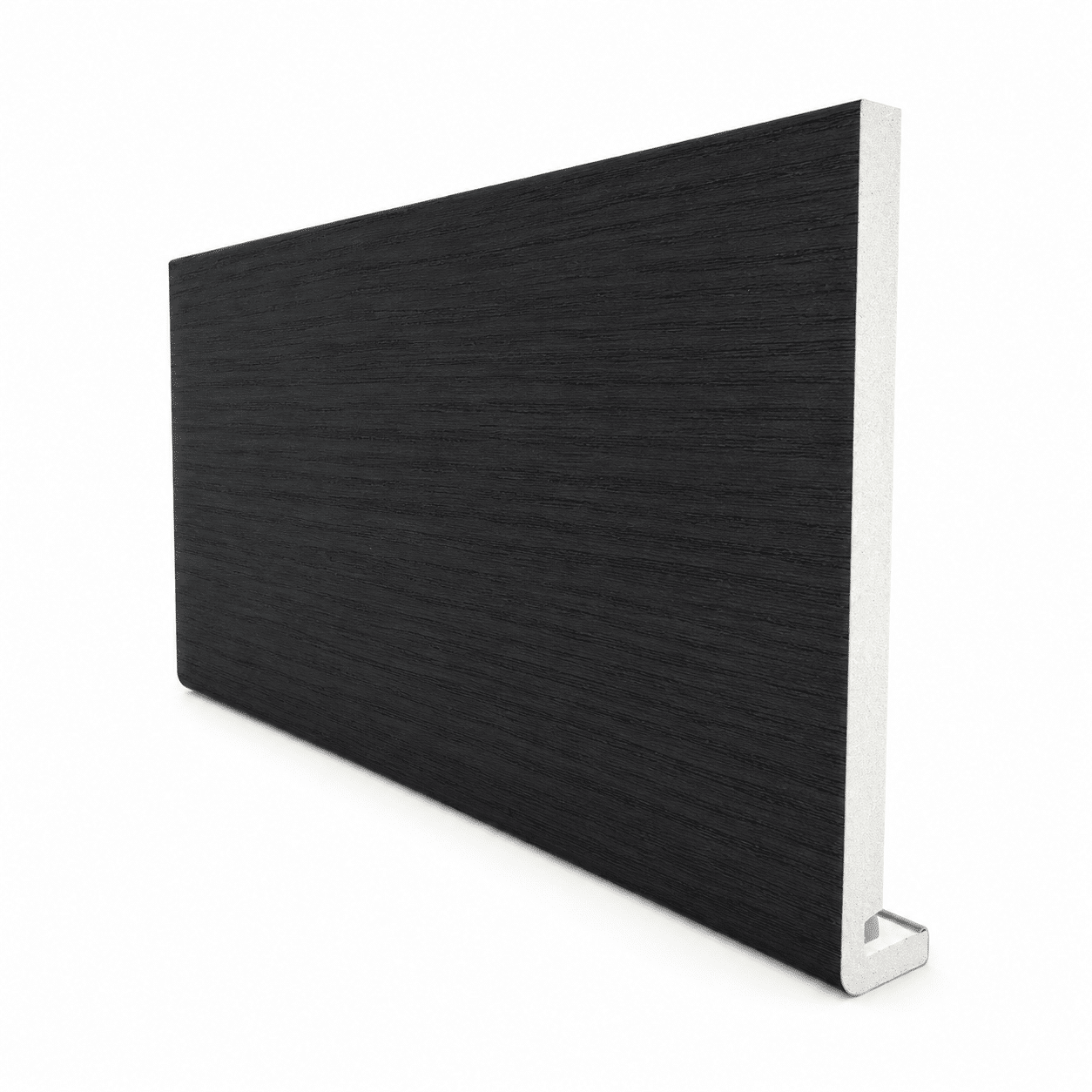 Freefoam FMS150WGB 150mm replacement fascia board in Black Ash Woodgrain