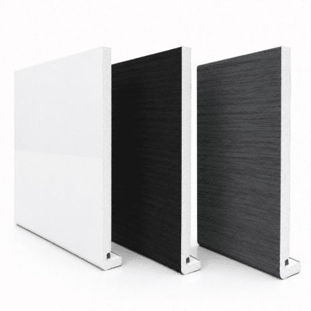 Freefoam FMS175 175mm replacement fascia board in three stocked colours