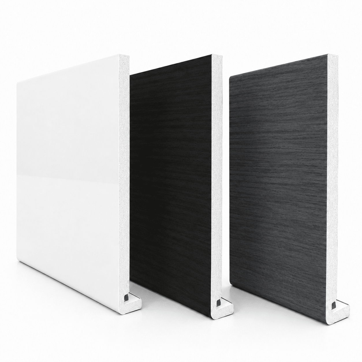 Freefoam FMS175 175mm replacement fascia board in three stocked colours