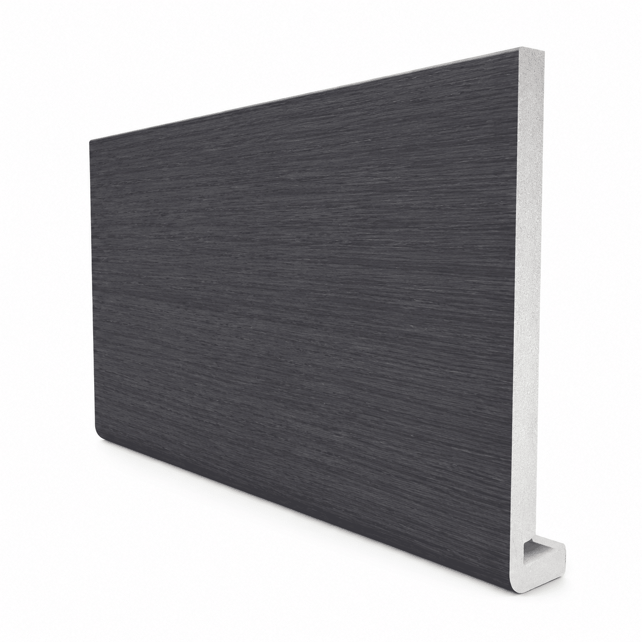 Freefoam FMS175WGAG 175mm replacement fascia board in Anthracite Grey Woodgrain