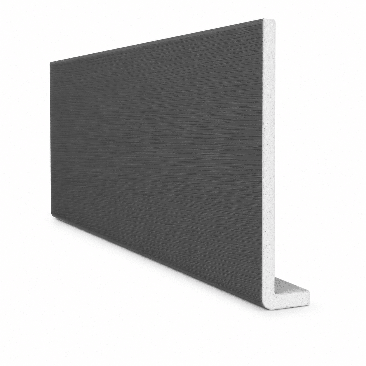 Freefoam FW175WGAG 175mm Anthracite Grey woodgrain capping fascia board