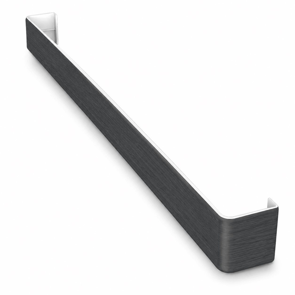 Freefoam FWJJWGAG 600mm square fascia double joiner in Anthracite Grey Woodgrain