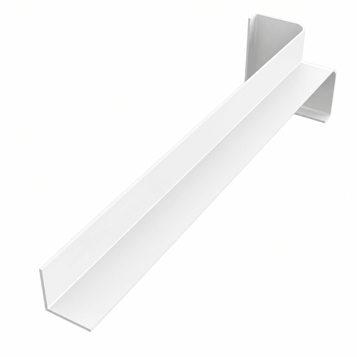 Freefoam FWXI 300mm square fascia internal corner in White