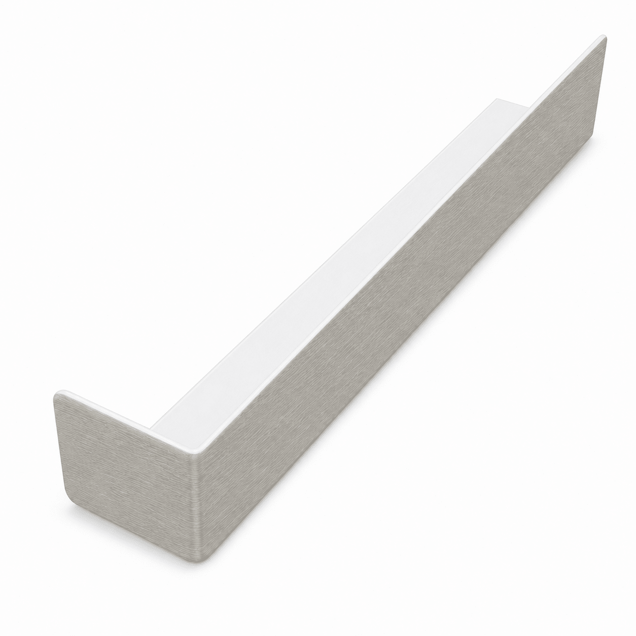 Freefoam FWXWGATE 300mm square fascia external corner in Agate Grey Woodgrain