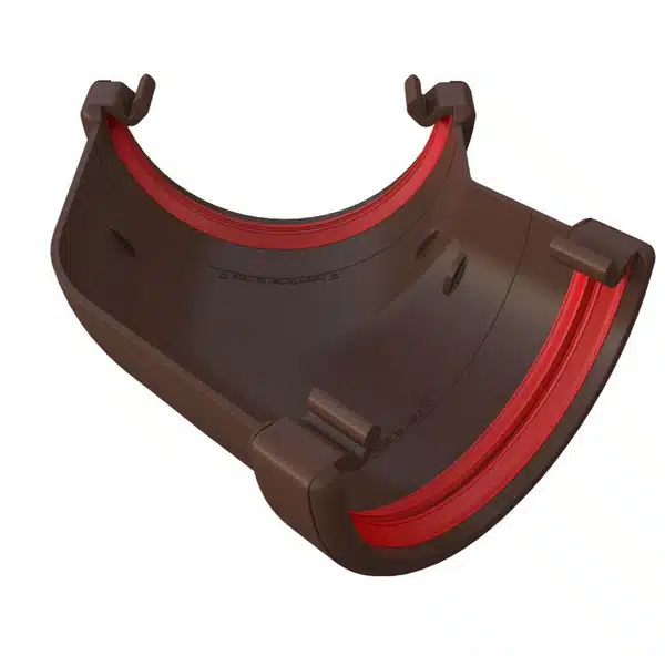 Brown Freeflow 112mm Half Round 135° Gutter Angle FRR604LB