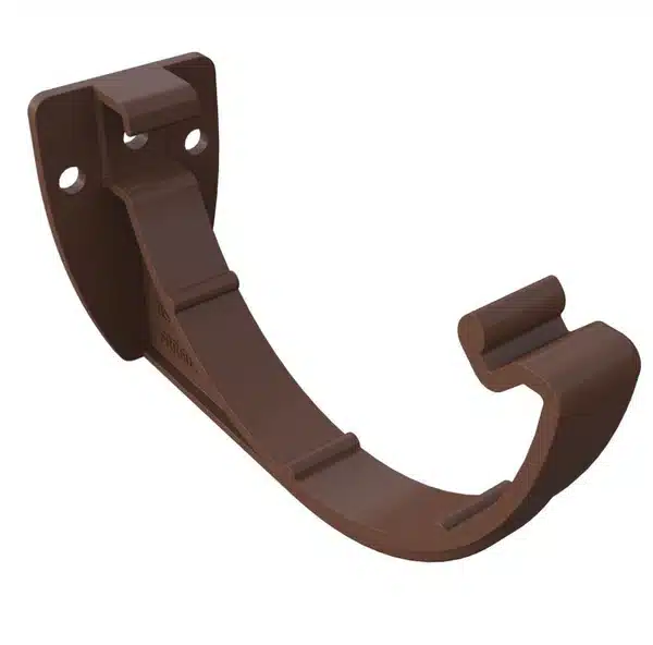 Brown Freeflow 112mm Half Round Gutter Fascia Bracket FRR609LB