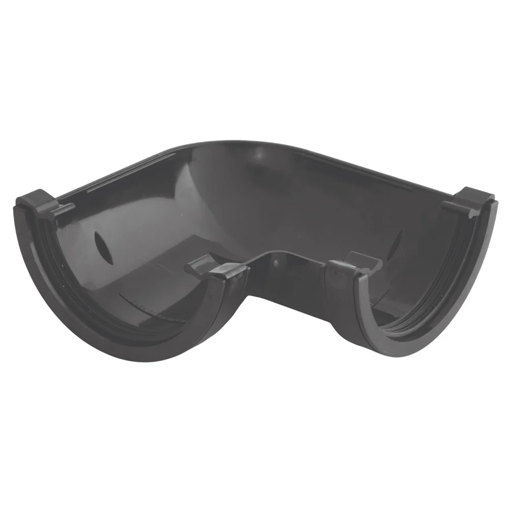 Kayflow Angle 112mm Half Round Black KFA1BL