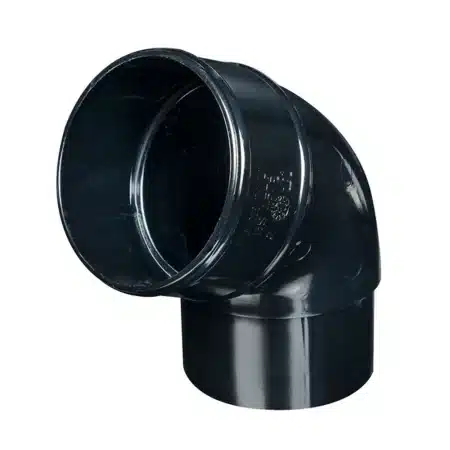 Kayflow 68mm Round 112.5 Degree Offset Bend Black KFB2BL