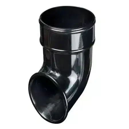 Kayflow 68mm Round Downpipe Shoe Black KFB3BL
