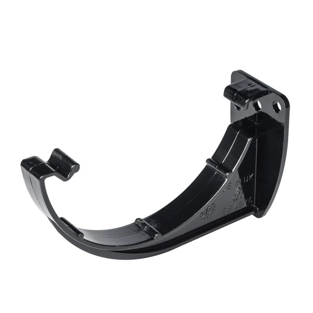 Kayflow Half Round Fascia Bracket 112mm Black KFK1BL