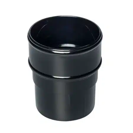 Kayflow 68mm Round Downpipe Socket Black KFS1BL