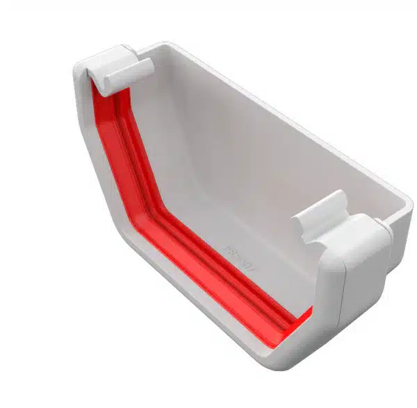 external stop end 114mm square Freefoam Freeflow black white brown