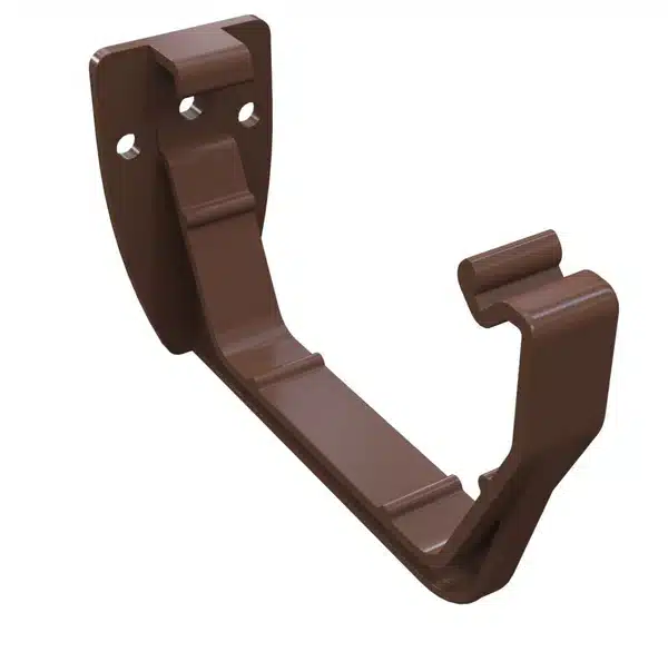 gutter fascia bracket 114mm square Freefoam Freeflow black white brown