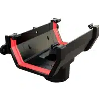 running outlet 114mm square Freefoam Freeflow black white brown