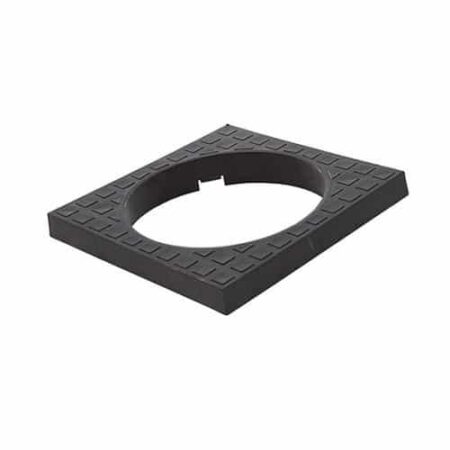 Bottle gully round to square adaptor budget for 110mm underground drainage
