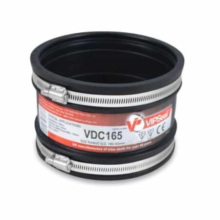 flexible drainage connector 6 inch PVC pipe VIPSeal VDC165