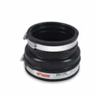 Underground 4" Clay To 4" Pvc Flexible Connector VAC1362 (tighter fit)