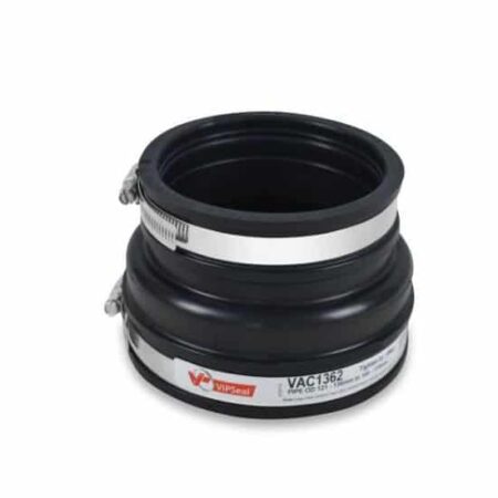 VIPSeal VAC1362 flexible drainage connector 4 inch clay to PVC tight fit