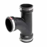 VTR118 Flexible Drainage 90d Tee Branch 110mm - 4"