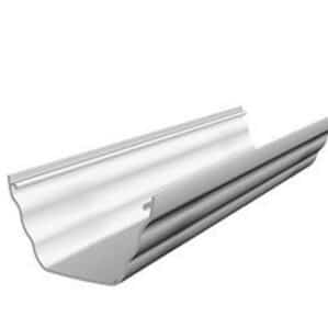 White Freeflow 135mm Double Ogee Gutter 4m FOG400