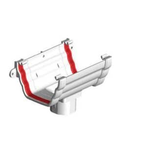 running outlet 135mm double ogee Freefoam Freeflow black white brown