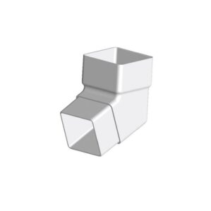 downpipe bend 65mm square 112 degree Freefoam Freeflow black white brown
