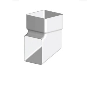 White Freeflow 65mm Square Downpipe Shoe FRS528